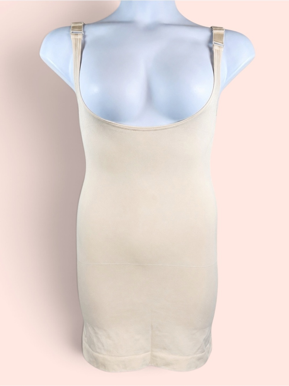 Shapermint Essentials Size 2XL Beige Open Bust Shaper Slip Dress